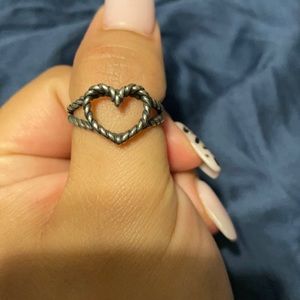 James Avery twisted rope heart ring